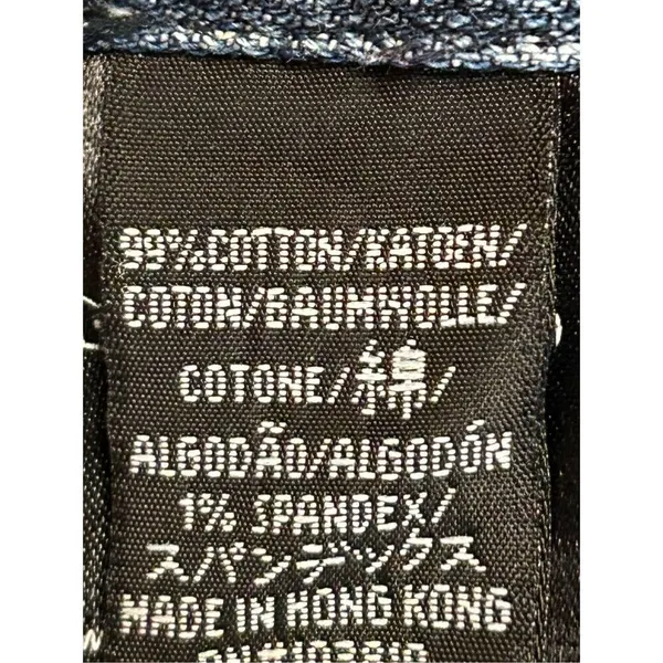 Harley Davidson jeans boot medium wash size 6 petite (4975) Blue - Image 8
