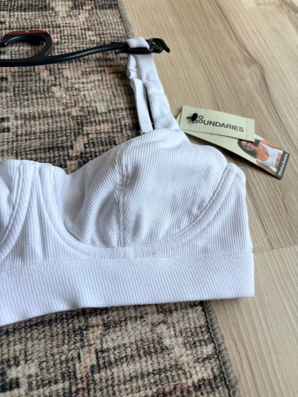 No Boundaries White Bralette - Image 6