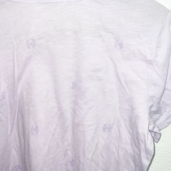 PINK Victorias Secret cotton purple mini logo short sleeve t-shirt new - Image 11