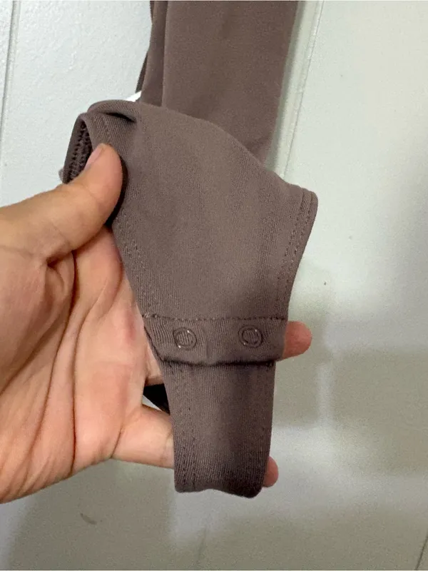 Aritzia Babaton Contour Deep Taupe Cross Back Thong Bodysuit Size Small - Image 3