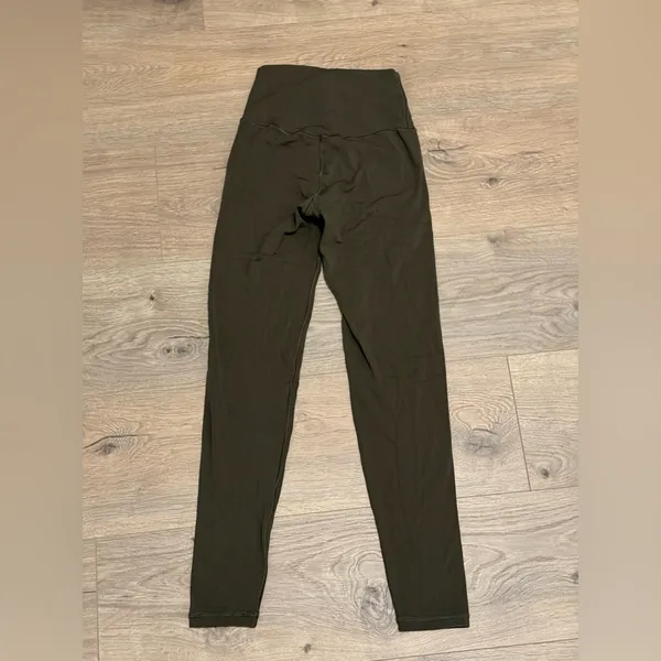 Aerie High Waisted Legging in Olive Green Size XS - Image 5
