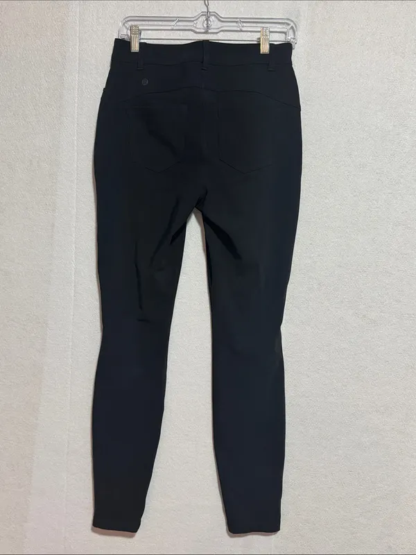 lululemon athletica City Sleek Black High-Rise Slim Fit Pants - Image 3