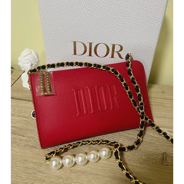 Dior Makeup Cosmetic Case Purse Pouch Shoulder Bag - Image 2