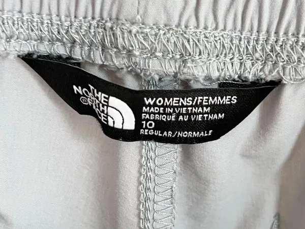 Women’s Drawstring Waist Hiking Outdoor Pants Grey Size 10 - Image 7