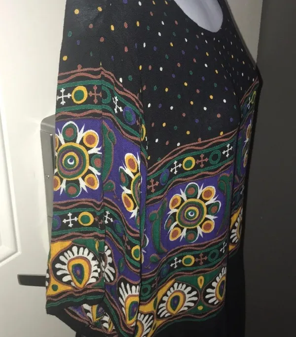 Beautiful Nordic patterned Boohoo s 18 dress - Image 6