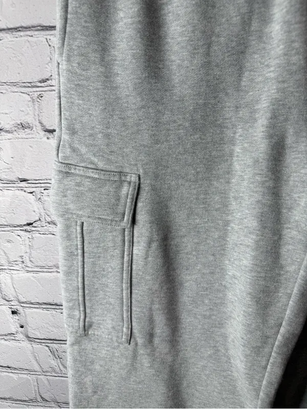 Womens TNA sweat fleece gray Cargo Sweatpants - Comfortable Everyday Joggers - Image 9