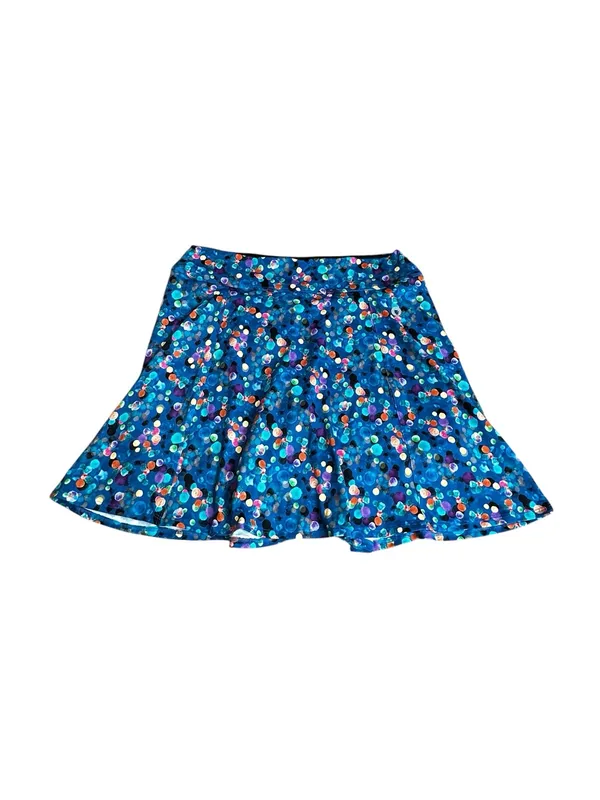 Dona Jo Ultimate Skirt Skort Blue Multicolor Pickleball Golf Athleisure Tennis - Image 5