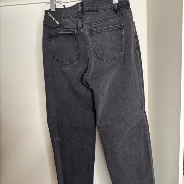 White Fox Boutique Acid Black High Rise Jeans - Image 5