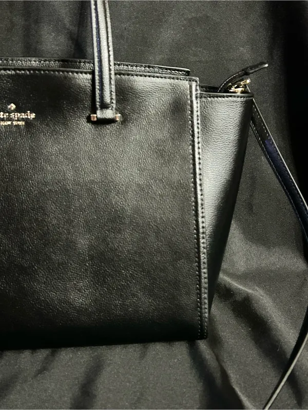 Kate Spade Geraldine Patterson Drive Black Leather Tote Shoulder Bag NWT - Image 3