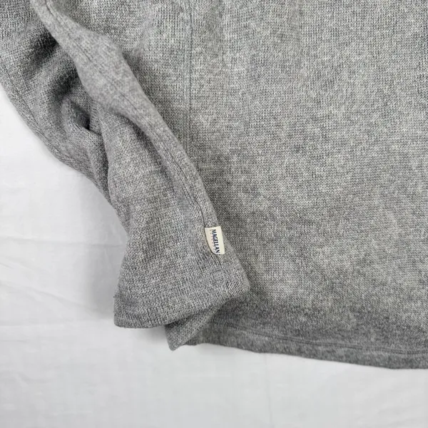 Magellan Outdoors Pullover Fleece XXL Gray Snap Neck Sweater Jacket Men - Image 6