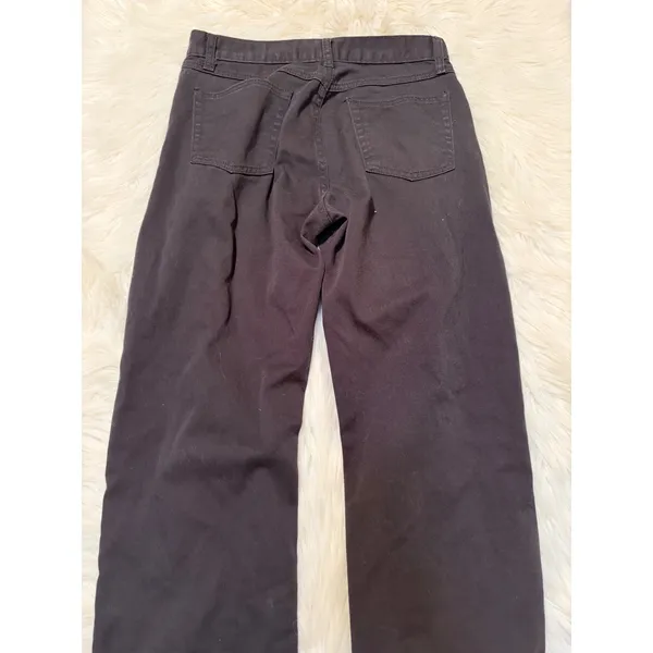 John Galt Womens Size Small Straight Leg Jeans Black Mid-Rise Cotton Blend RU003 - Image 5