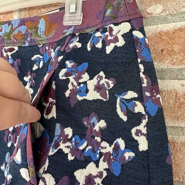 Maeve Anthropologie Cardana Floral Pocket Skirt Size 8 - Image 2