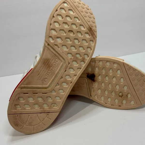 adidas NMD_R1 Withe with red and yellow - Image 7