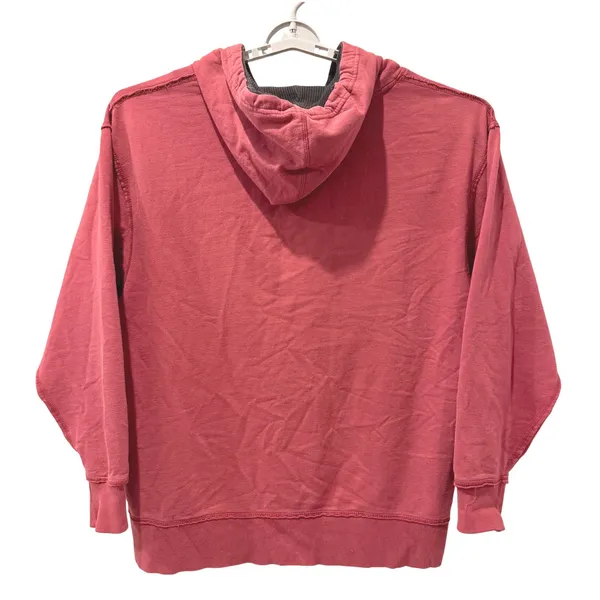 Pressbox Alabama 1831 Hoodie Red Distressed Zip Up Collegiate Womens 2XL - Image 4