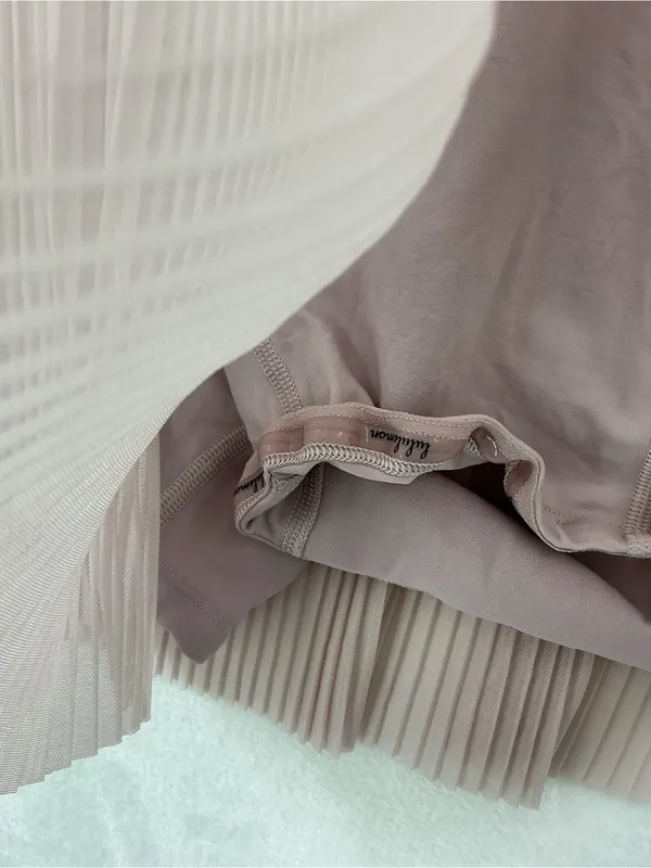 lululemon athletica Pleated Lilac Performance Skirt with Side Pockets 1026 - Image 3