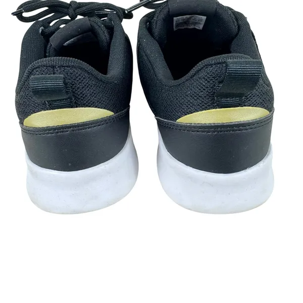 Adidas Black Gold 3 Stripe‎ QT Racer 2.0 Light Lace Up Tennis Shoes Athletic 8.5 - Image 3