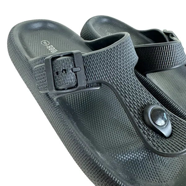 Rouge Helium Black Lightweight Flip Flops‎ Thongs Comfort Size 39 - Image 2