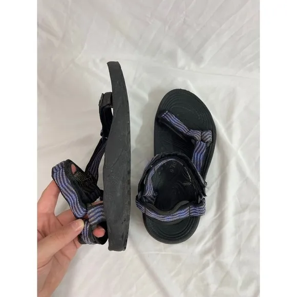 TEVA women's hurricane purple strap hiking open toe sandals outdoor hook loop - Image 4