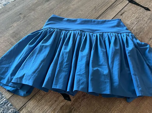 Aerie Blue Pleated Skirt - Image 7