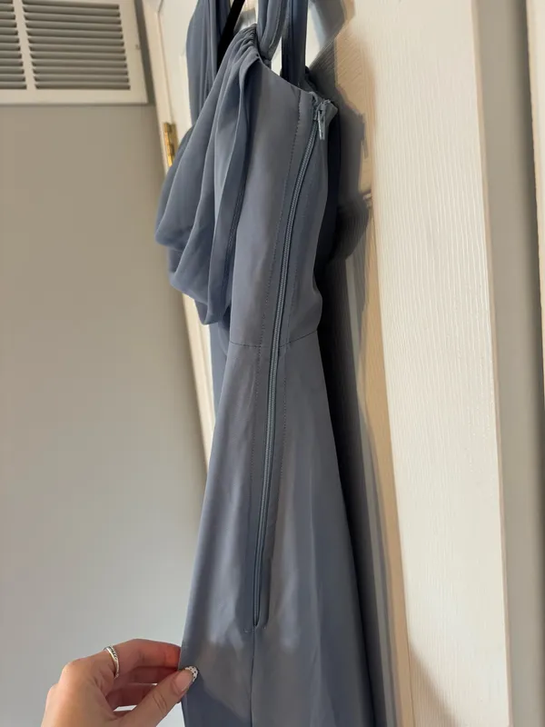 Birdie Grey Mira dress chiffon dusty blue - Image 6