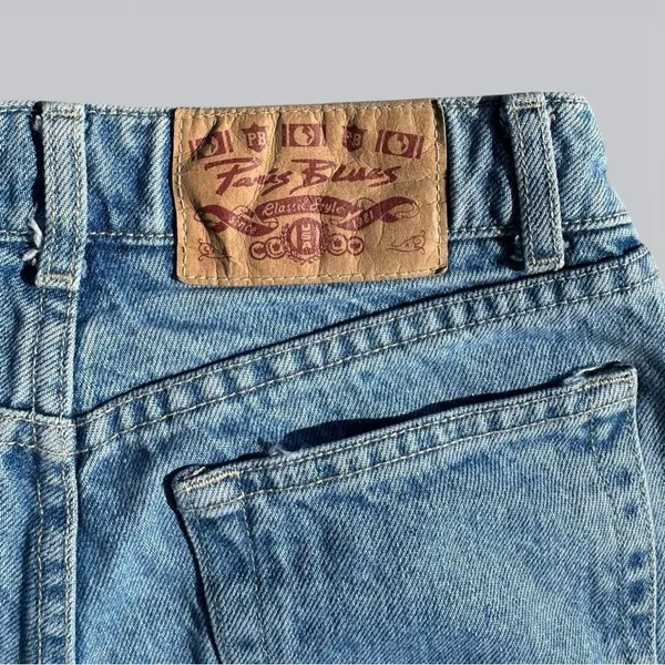 Vintage Y2K Paris Blues Side Stripe Flare Jeans Light Wash Junior’s 7 Women’s 28 - Image 5