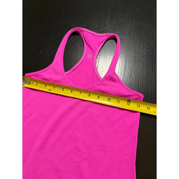 Lululemon Racerback Athletic Tank Top Hot Pink Women Workout Yoga Gym - Image 4