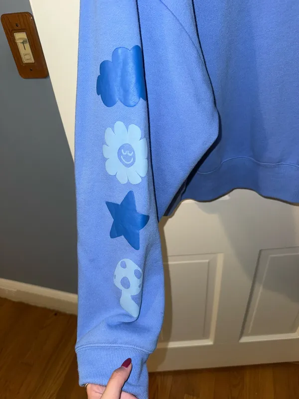 Pacsun Blue Graphic Hoodie - Image 2