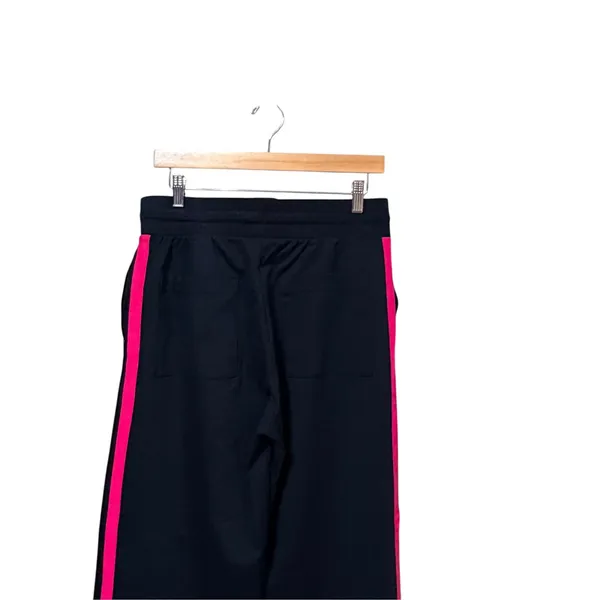 M&S Collection Womens Black Wide Leg Side Stripe Trousers Regular Size 8 US - Image 4