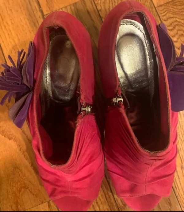 DEADSTOCK Y2K BABYDOLL OPEN-TOE WEDGES – TOTAL BRATZ DOLL VIBES size 7 - Image 11