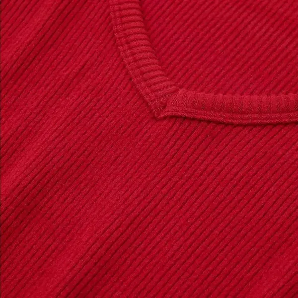 ✨ AE Plush Long Sleeve V-Neck T-Shirt✨ - Image 3