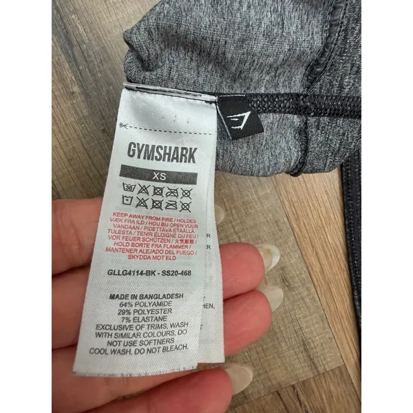 Gymshark Seamless High Waist Leggings Gray XS‎ Athletic Workout Yoga Gym - Image 4