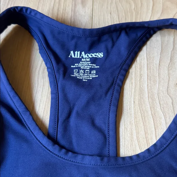 All Access Women's Deep Blue Sports Bra - Image 2