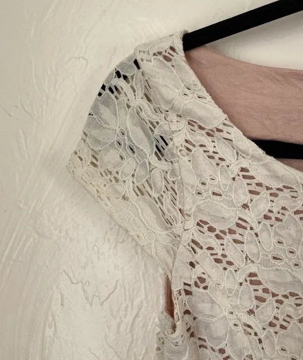 Maeve Anthropologie dayflower lace cap sleeve dress▪️size XS - Image 5