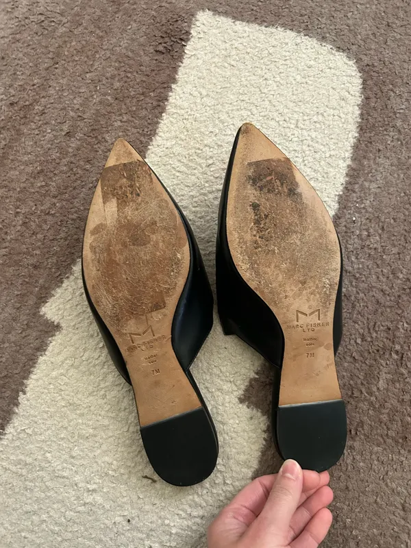 Marc Fisher Mules Leather - Image 5