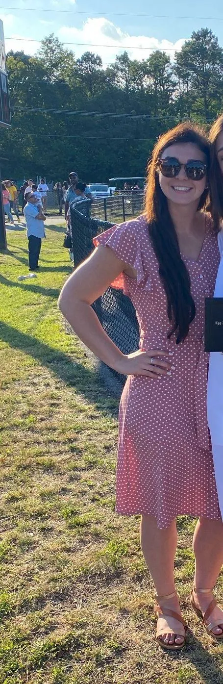 Amazon Pink Polka Dot Dress - Image 3