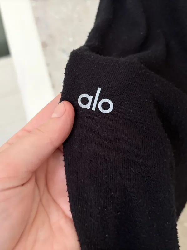Alo Yoga Black Soho Sweatpant - Image 5