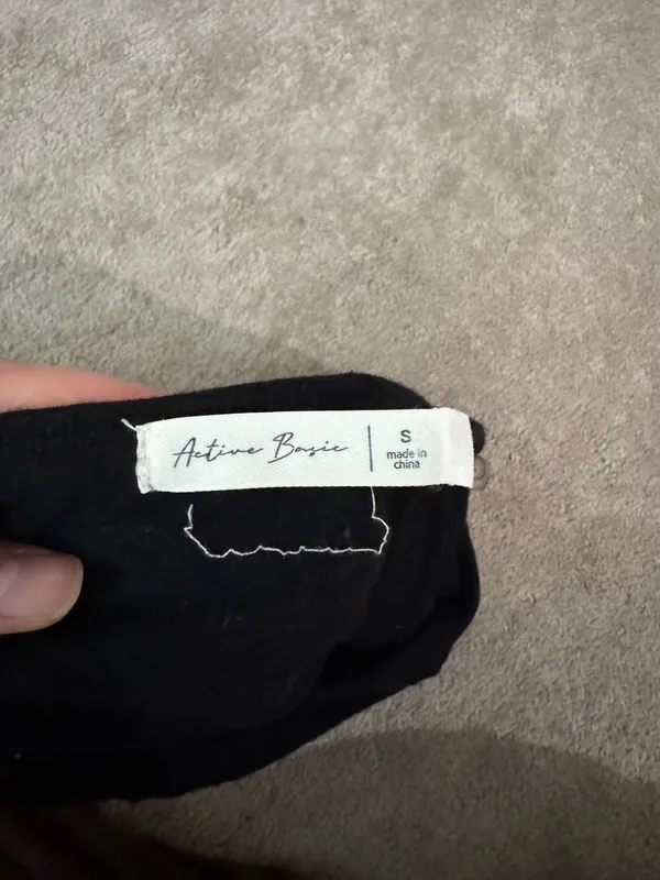 Amazon Black Strapless Crop Tube Top - Image 2