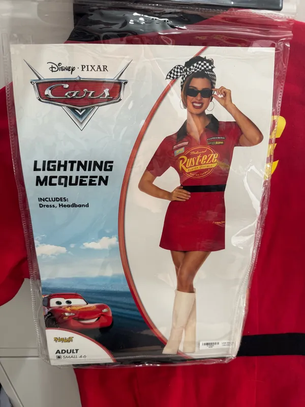 Disney Cars Lightning McQueen Rust-eze Women’s Racing Costume - Image 2
