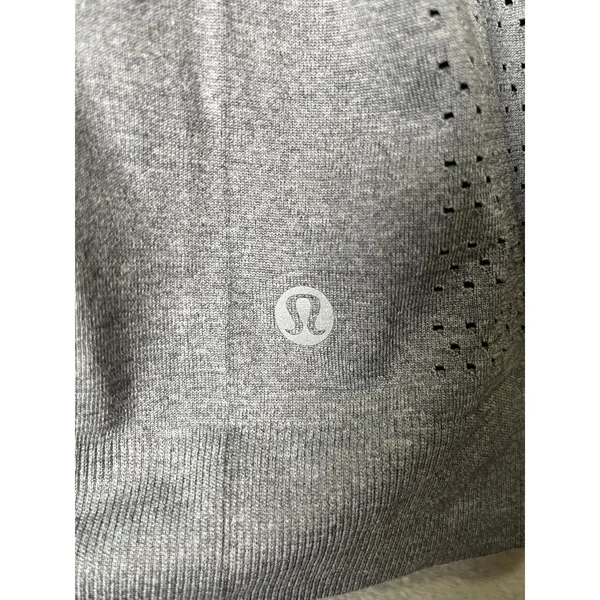 Lululemon Swiftly Breathe Long Sleeve Squad Slate Gray Seamless Running Size 6 - Image 5