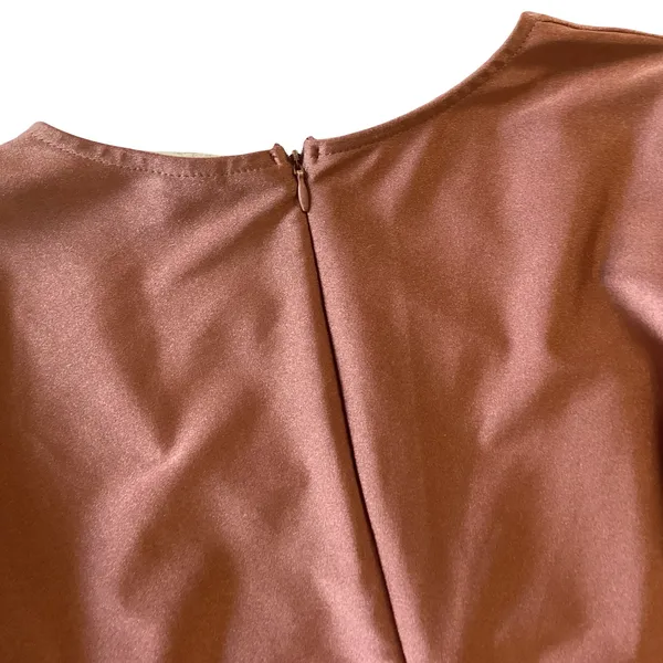 Ruched Bodycon Dress Pink Size M - Image 5