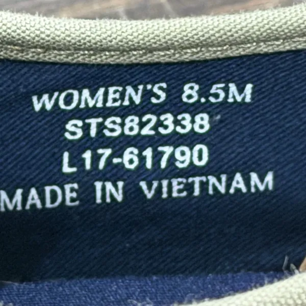 Sperry Olive Slip-On Boat Shoes - Image 2
