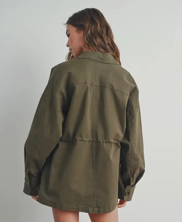 Boutique Button Down Oversized Coat - Image 6
