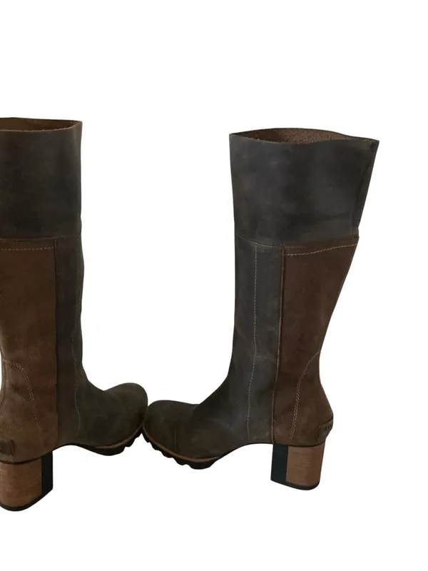 Sorel “Addinngton” tall water proof boots brown leather suede size 7 - Image 12