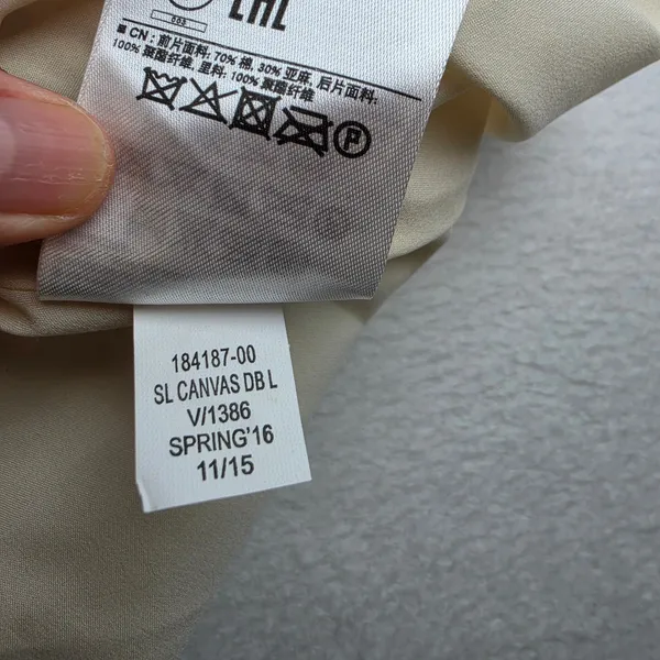 Banana Republic Beige Cotton Linen Peplum Sleeveless Dress Pockets Size 6 - Image 11
