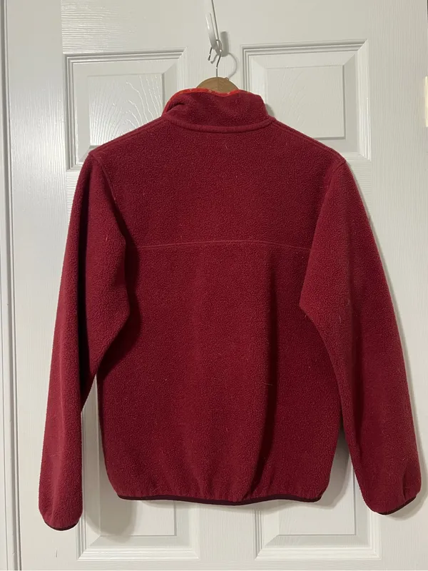 Patagonia Women’s Synchilla Lightweight Snap-T Pullover Arrow Red Aztec Small - Image 5