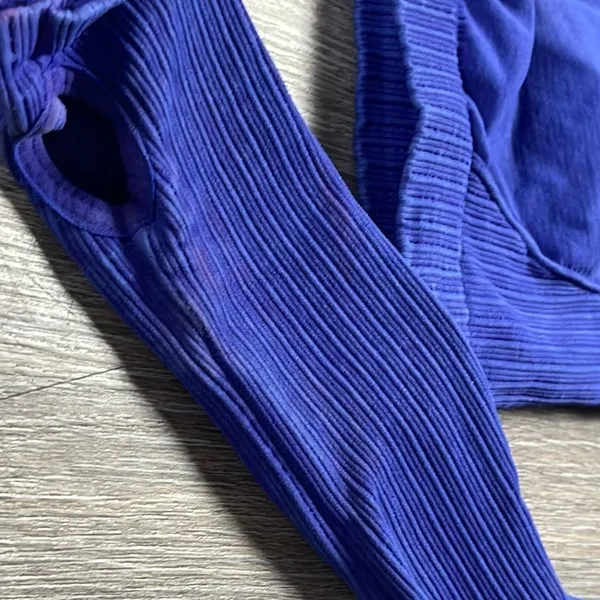 Free People Movement Good Karma Blue Long Sleeve Top Size XS/S - Image 13