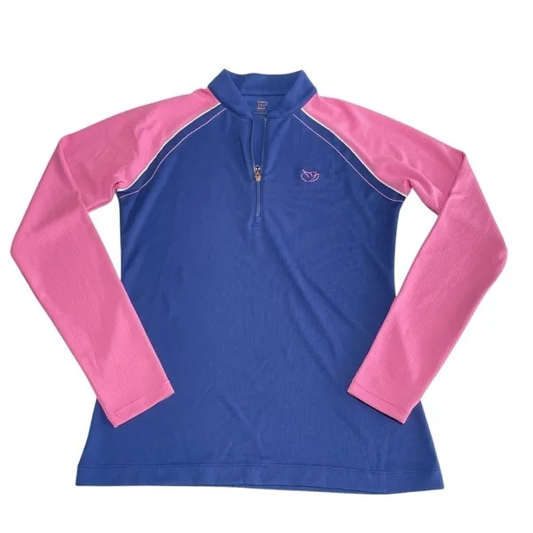 EP NEW YORK LONG SLEEVE MANDARIN COLLAR ZIP POLO SIZE S. Golf - Image 5