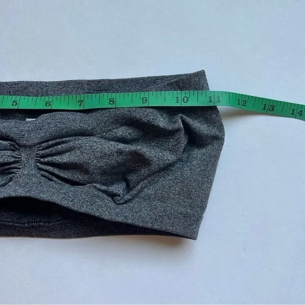 Wilfred Grey Tube Nopads Spandex Bralette Size Large NWOT - Image 4