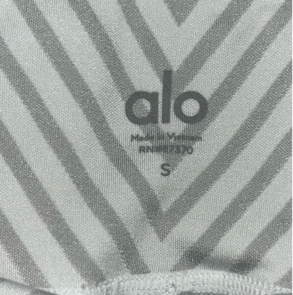 Alo Yoga Santa Airbrush Leggings White Fe - Image 7