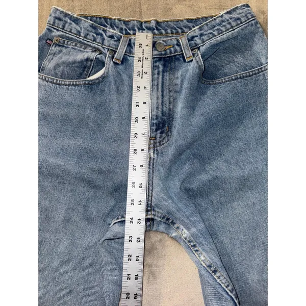 VTG Ralph Lauren Jeans Womens Distressed‎ Blue RL Light Wash Polo Jeans Co Sz 10 - Image 10